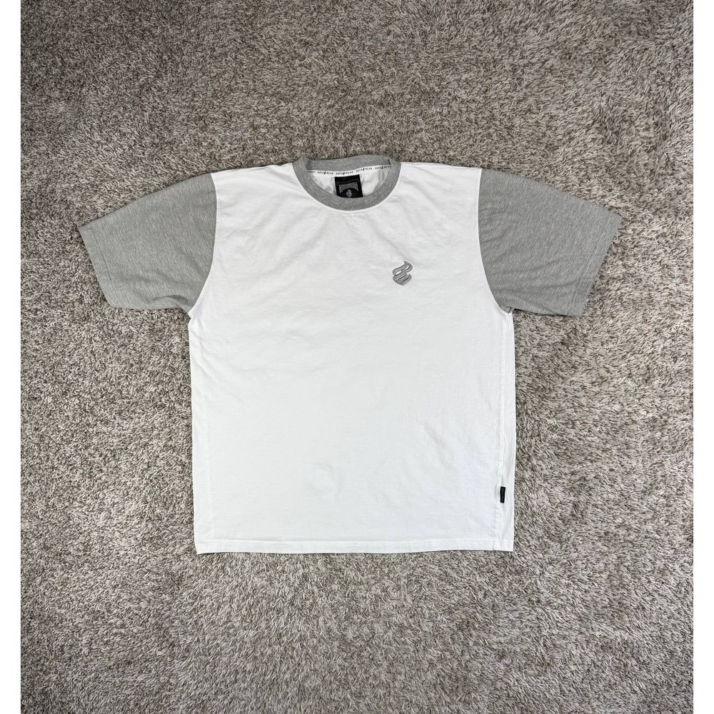 Vintage Rocawear Tee 3XL White/Grey Y2K 2000s Hip Hop Skate Style